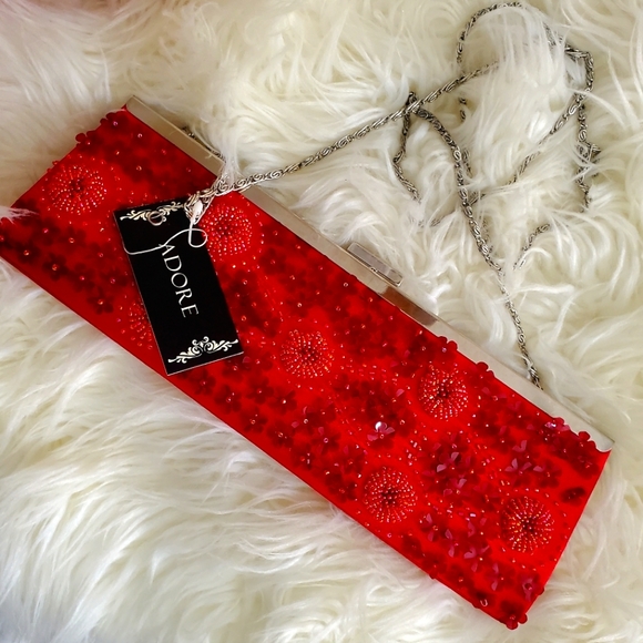 ADORE Clutch &Royal RED HIGHHEELS - Picture 7 of 11